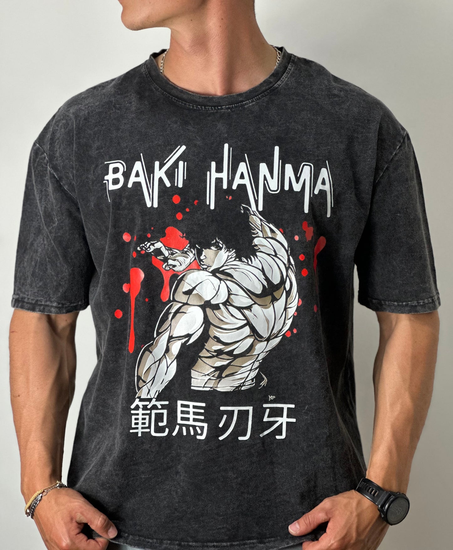 PLAYERA ANIME BAKI, DEMON SLAYER,BERSEK