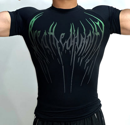 Playera compresión estilo breanithy manga corta