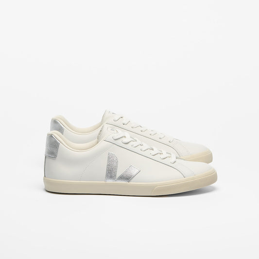 Veja Esplar Piel Blanco Plata